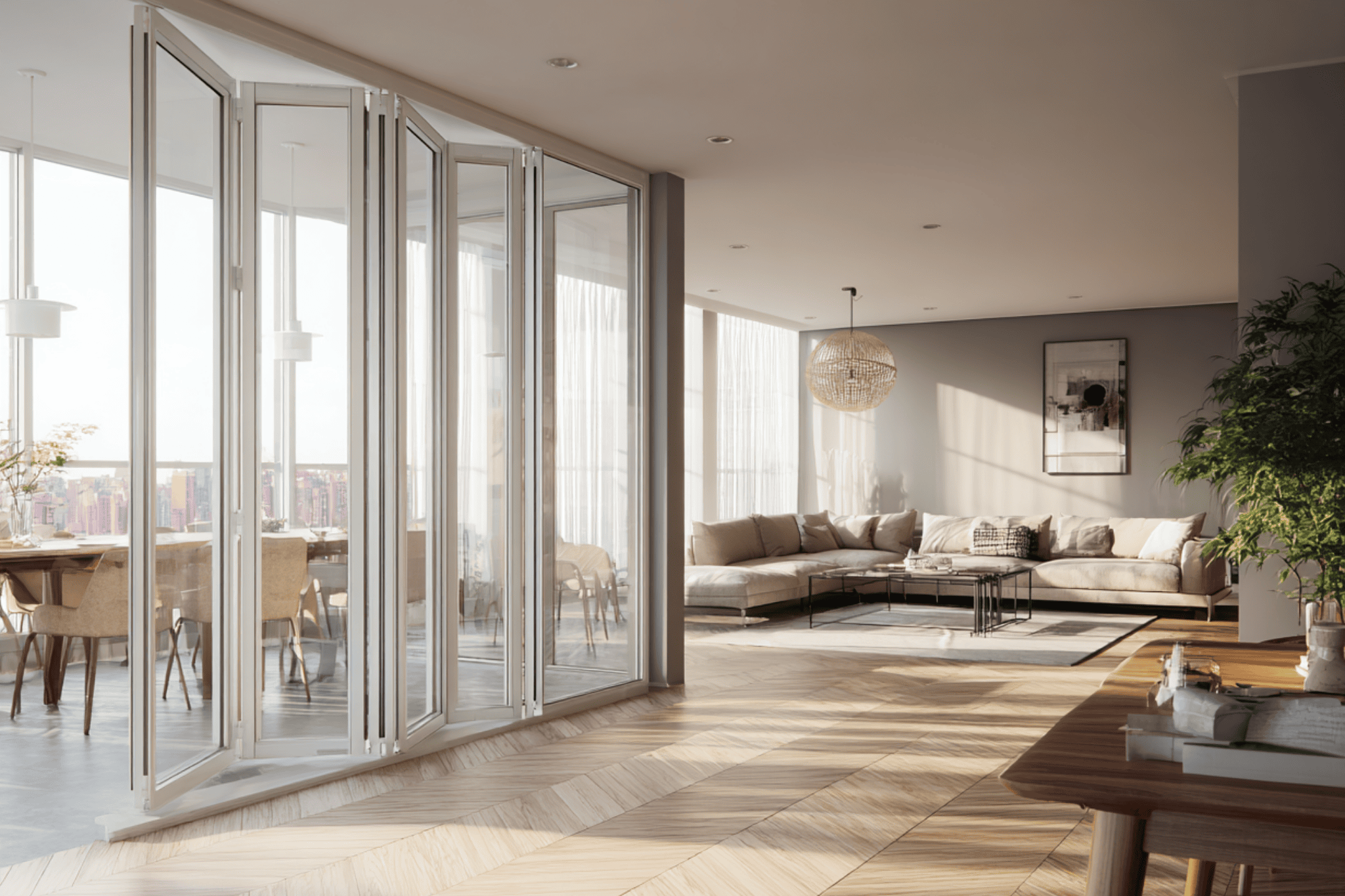 Galerie Verrière HOME à porte repliable